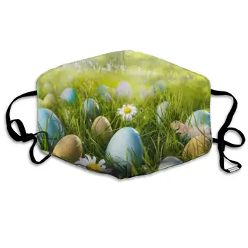 

Face Masks – Polyester, Washable,Art Easter Eggs On Spring Anti-Dust Reusable Cloth Masks