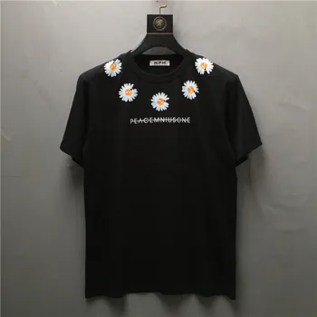 

New Luxury Men Novelty PEACEMINUSONE Thunder T Shirts T-Shirt Hip Hop Skateboard Parkour Street Cotton T-Shirts Tee Top N373