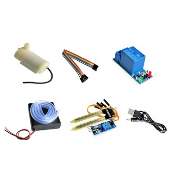 

Irrigation Module DIY Kit Set Soil Moisture Detection Automatic Watering Pumping USB Power Line Silicone Software