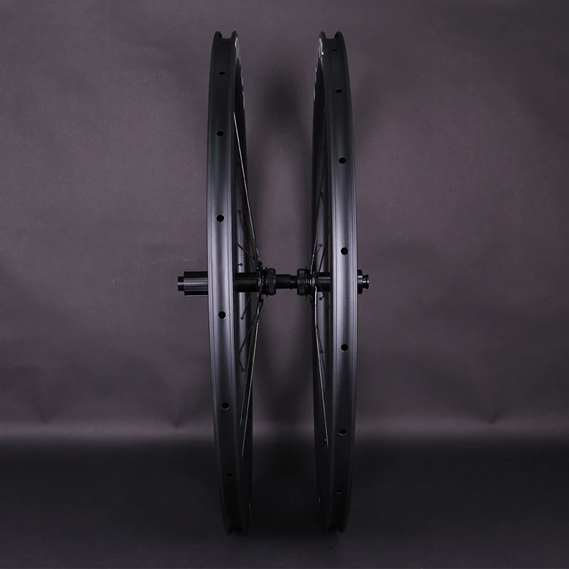 TRIFOX clincher carbon rim Disc Brake/Quickly release 700c Road Bike Wheelset Quality Carbon Rim With Center Lock Road Cycling