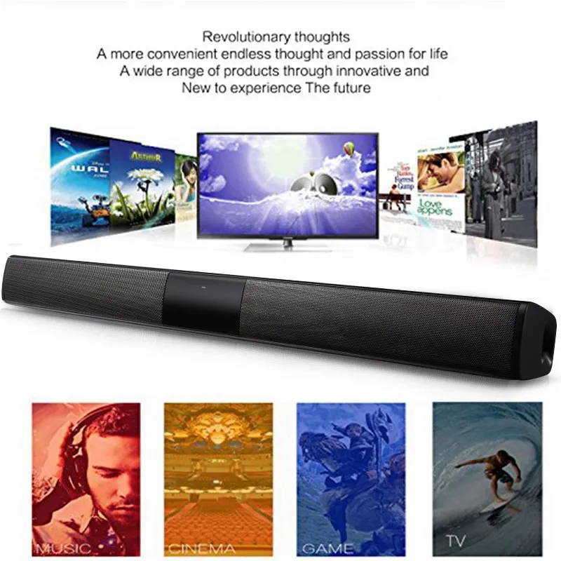 BS28B Bluetooth Speaker 4-Driver Super Loud