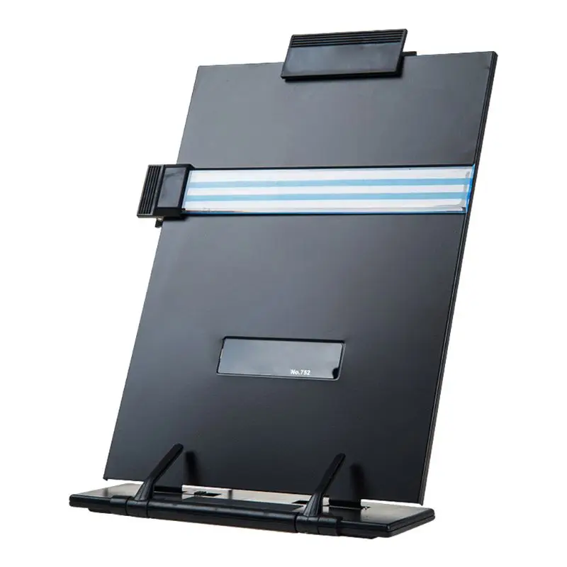 

New Metal Adjustable Computer Document Holder Book Rack Stand Reading Typing Frame