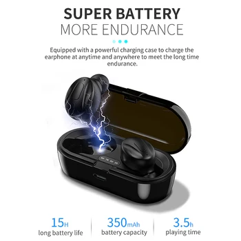 

XG-13 TWS V5.0 Bluetooth Earphones Waterproof Sport Wireless Earbuds Handsfree Sport Earbuds Stereo For IPhone All Smartphone