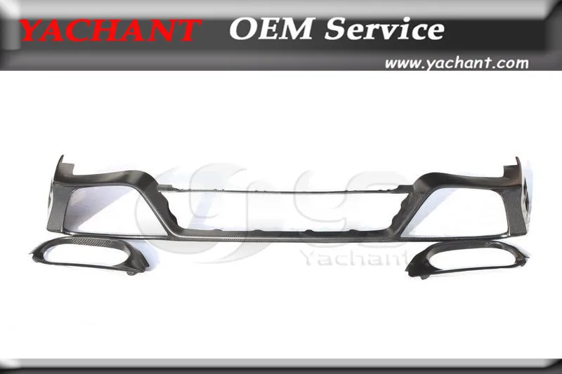 

Car Styling Carbon Fiber CF Matte Finish Rear Lip Fit For 2011-2014 R35 GTR DBA OEM Style Rear Lip with Exhaust Heatshield