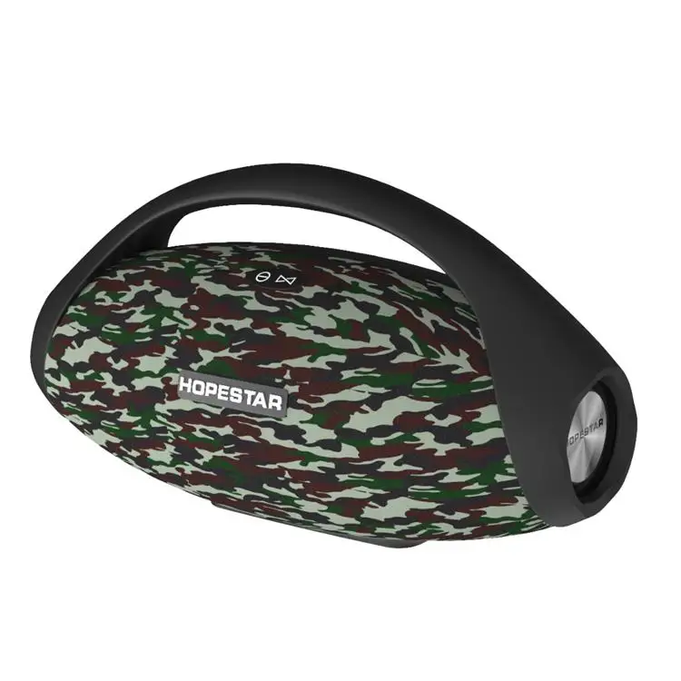 HOPESTAR H31 32 Вт Bluetooth динамик Стерео тяжелый бас Портативный Открытый Беспроводной сабвуфер водонепроницаемый динамик поддержка TF USB FM - Цвет: H31  camouflage