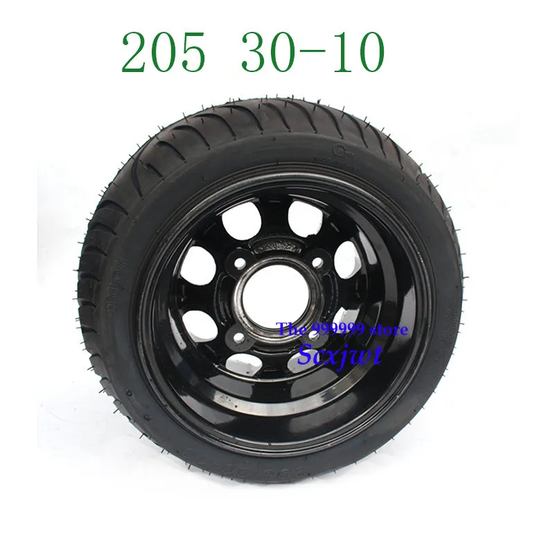 Картинг детская коляска ATV UTV 205/30-10 дюймов бескамерное колесо шин с ступица из алюминиевого сплава