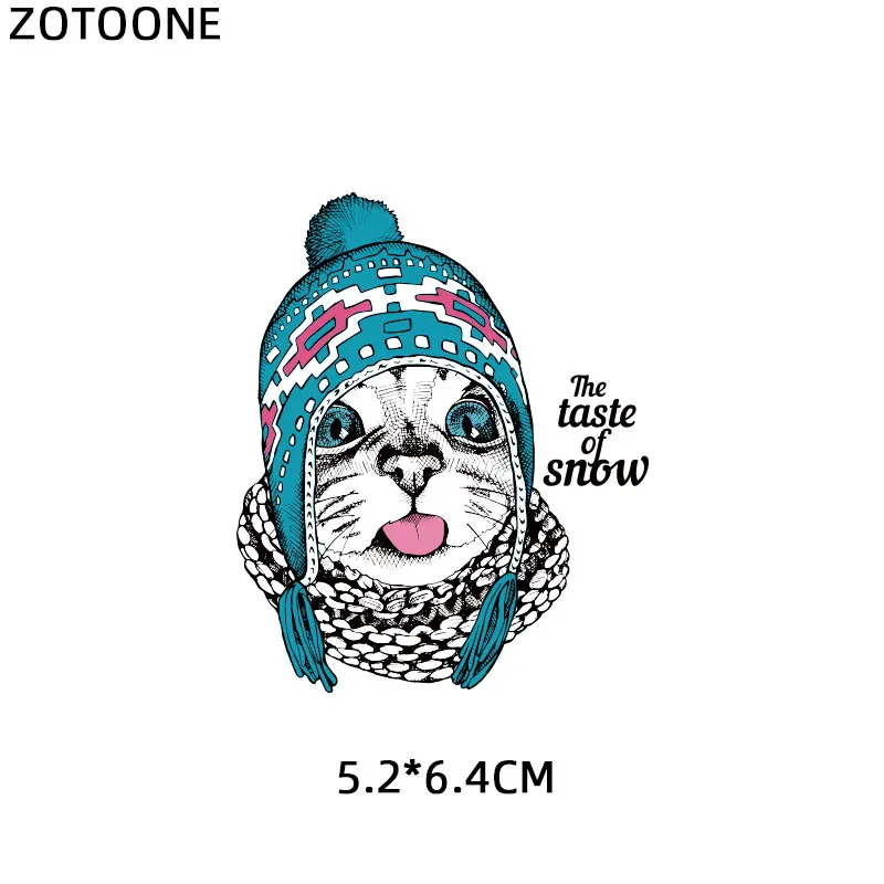ZOTOONE, железные нашивки для милых собак, кошек, медведей, наклейки для животных, переводные наклейки для одежды, футболки, самодельные аксессуары для передачи тепла, Аппликации E