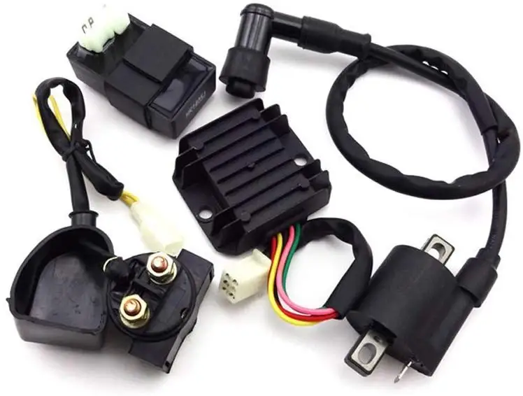 TC-Motor Racing катушка зажигания+ AC CDI+ Регулятор выпрямителя+ реле для 150cc 200cc 250cc двигатель китайский ATV Quad Taotao Roketa