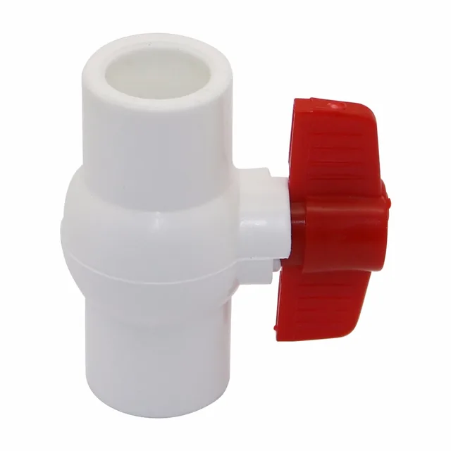 1 Pc 20 Mm 25 32 Pvc Golyószelep Waterstop Kapcsoló Csatlakozók Otthoni Kerti Mezőgazdasági Gazdaság Öntözőrendszer Eszközök - Image 6