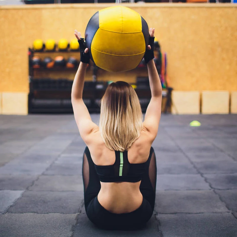 Crossfit Medicine Ball Home Fitness Wall Ball Exercise Weightlifting 35cm Empty Agility Training Ball Fitness Ball
