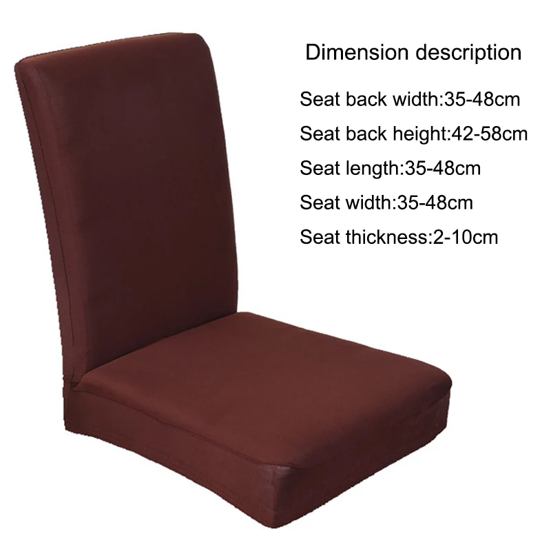 4/6pcs Solid Color Chair Cover Spandex Stretch Elastic Slipcovers Xmas Chair Covers For Dining Room Kitchen Wedding Banquet