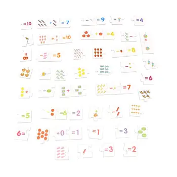 

1 Pc Compact Lightweight Portable Durable Paper Puzzle Jigsaw Toy Puzzle Toy Intelligence Training Plaything for Babies