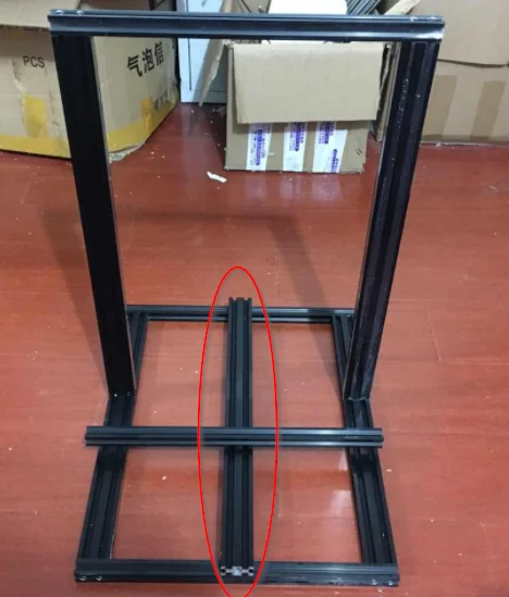 Funssor 1 шт. Y ось экструзии для DIY Creality CR-10/Tornado 3D принтер V-Слот Алюминиевая рамка |