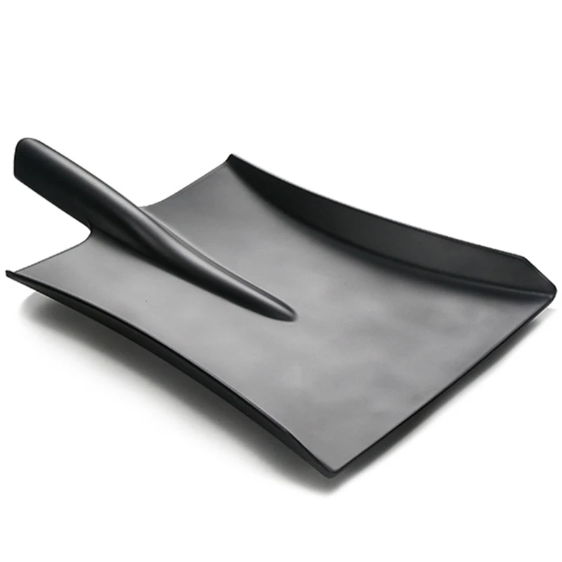 

Creative Hot Pot Side Plates Chinese Fried Rice Shovel Plate Pan Serving Dishes Tableware Restaurant Non-Toxic Food Tray 1Pcs