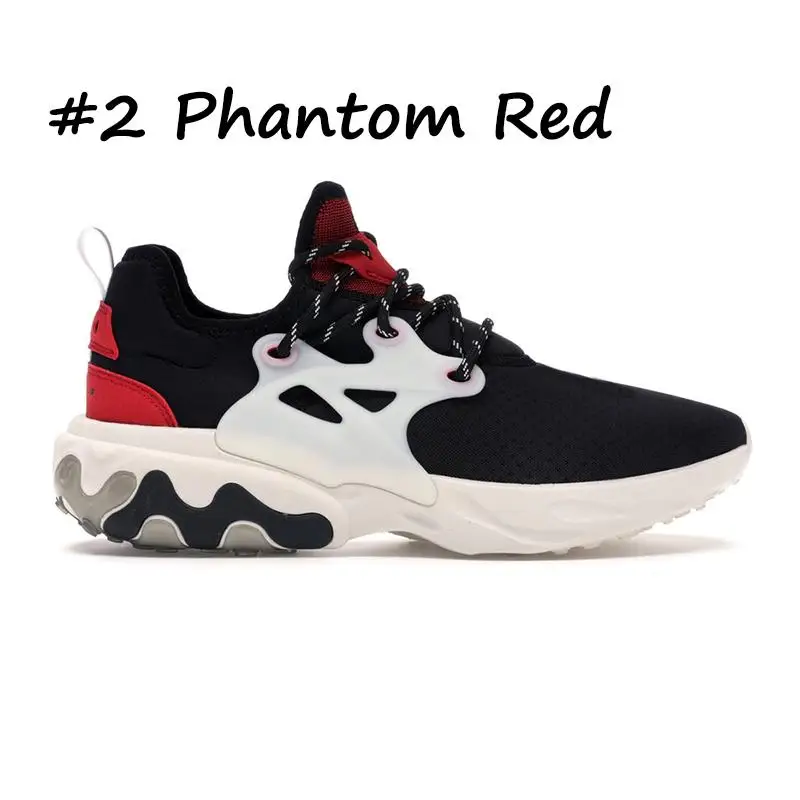 Новинка react presto BEAMS мужские и женские кроссовки DHARMA Тройной Черный фантом красный еле вольт Мужские дышащие спортивные кроссовки