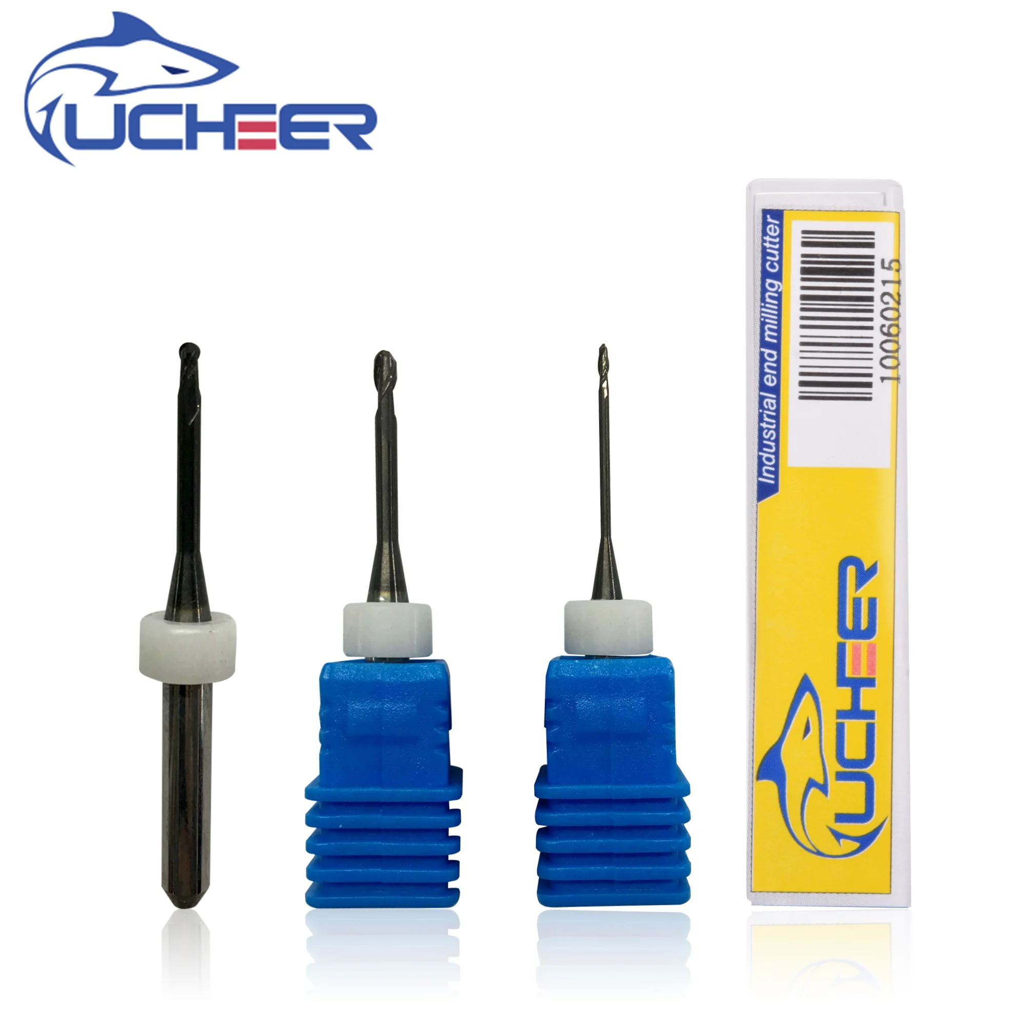 UCHEER 1 шт./компл. стоматологический фрезерный Бур Yena Системы снимает DLS напыление машина Вольфрам твердосплавные фрезы 1,0/2,0 мм Концевая фреза