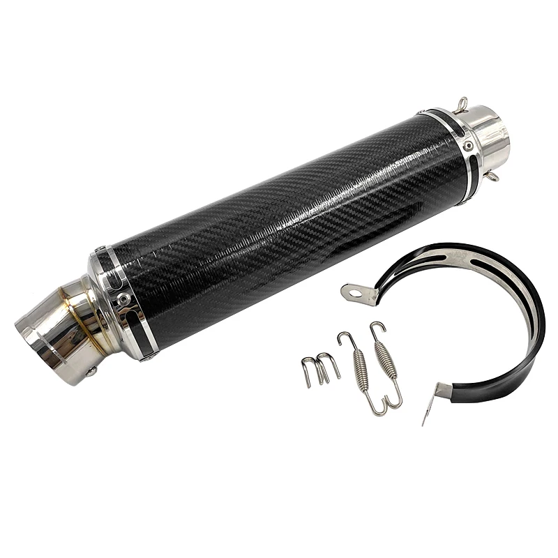 60mm Diameter Slip On Exhaust System Muffler Pipe including DB Killer Silencer Universal fits Motorcycles R6 ZX-6R S1000RR5