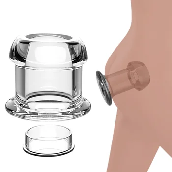 Hollow Speculum Peeking anal beads butt plug with stopper expander tunnel transparent anus dilation adult women men gay 1