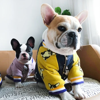 

French Bulldog Clothes Winter Dog Coat Jacket Pug Clothing Outfit Poodle Schnauzer Pomeranian Welsh Corgi Dog Costume Apparel