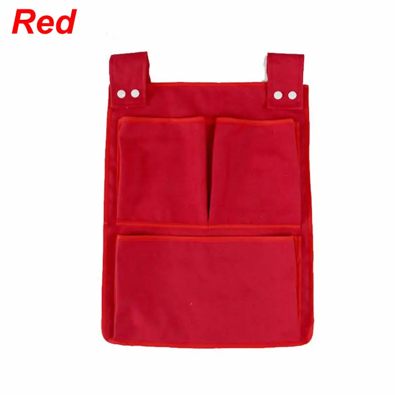 Red Детская кроватка кровать органайзер для кроватки игрушка 45*35 см мультфильм детские комнаты висячая сумка для хранения карман для пеленок для новорожденных Детская кроватка набор - Цвет: Red