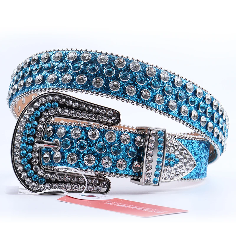Western Cowgirl Cowboy Rhinestone Belt 