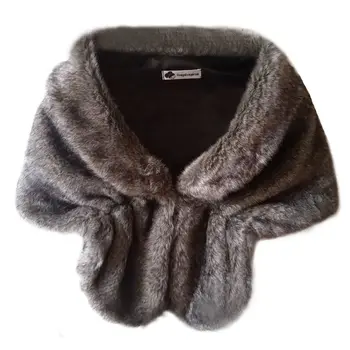 

2020 New fox fur shawl wrap poncho jacket bridal gilets fur customized custom fur shawl wrap