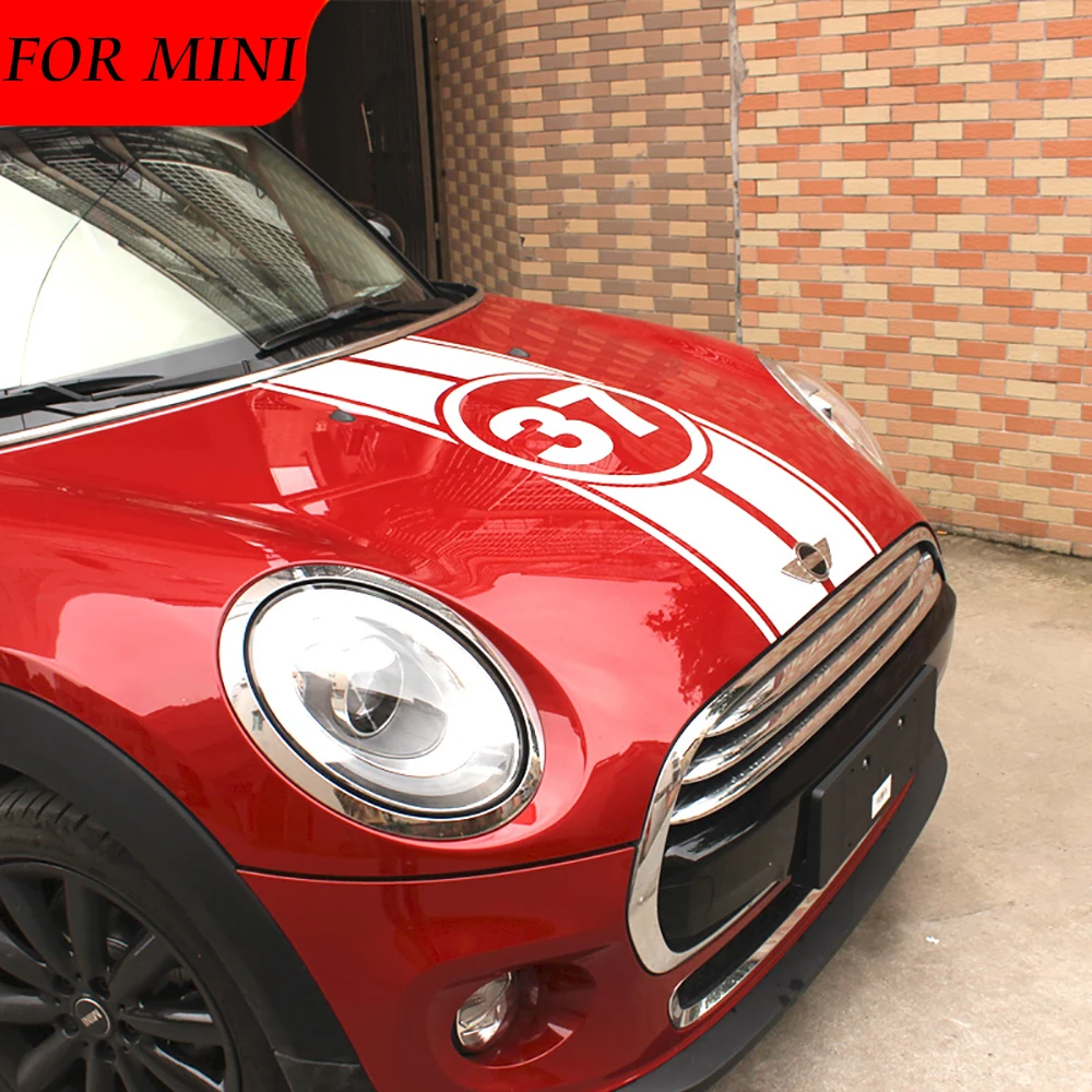 Автомобильные наклейки для капота багажника двигателя 37 цифр Mini Cooper One d Clubman F54 F55