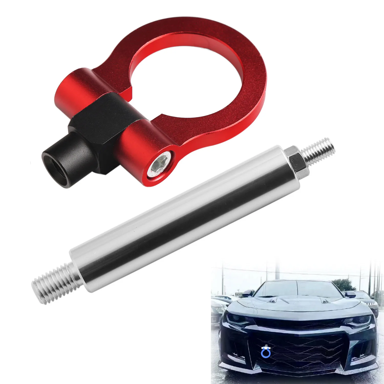 Car Trailer Towing Hooks Front Bumper Traction Rear Trailer Ring for Chevrolet Camaro (2016+) car tow hook