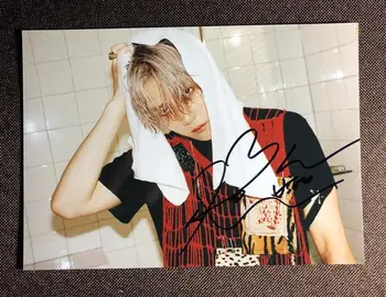 

hand signed SuperM autographed photo BAEKHYUN 5*7 092019N2