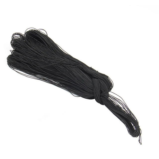 Black Elastic Thread