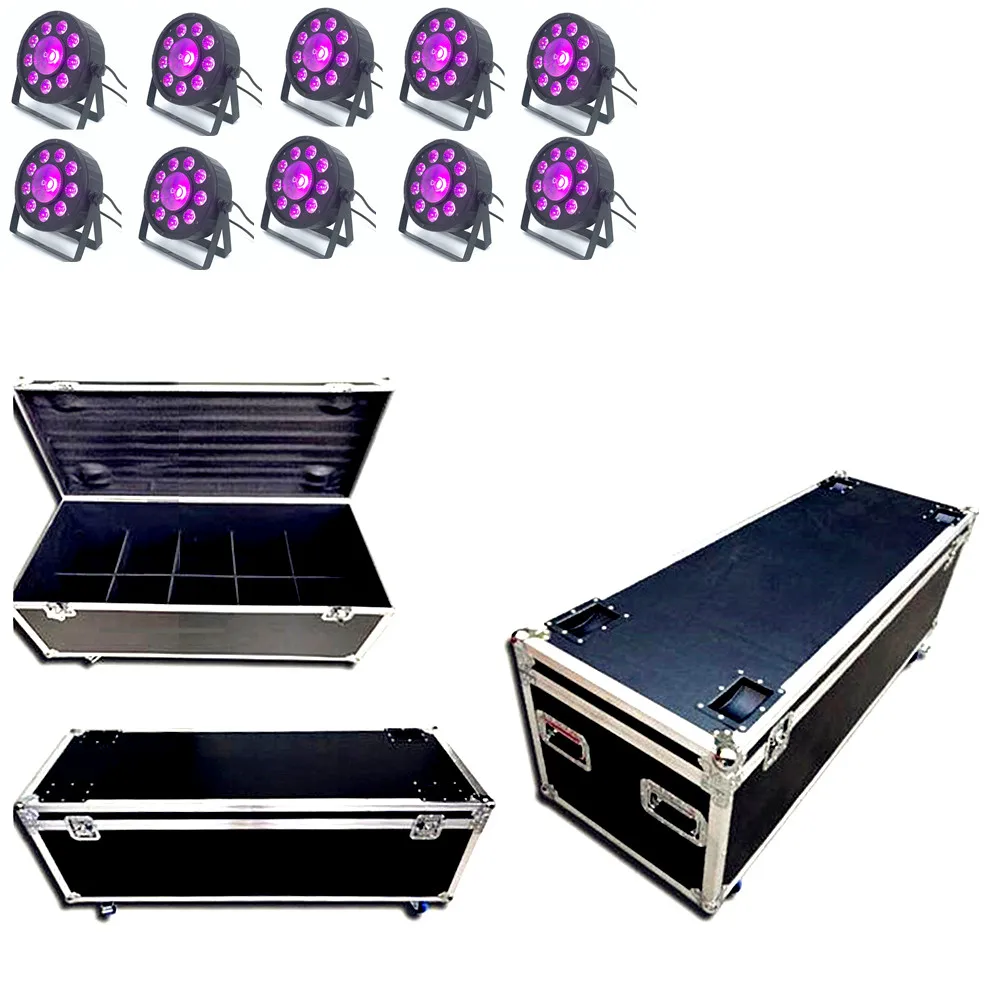 

LED par 9x10W + 30W+flycase RGB 3in1 lighting Led Disco Light LED Licht Podium DJ Licht DMX Led Par 54 Led bar LED Strobe