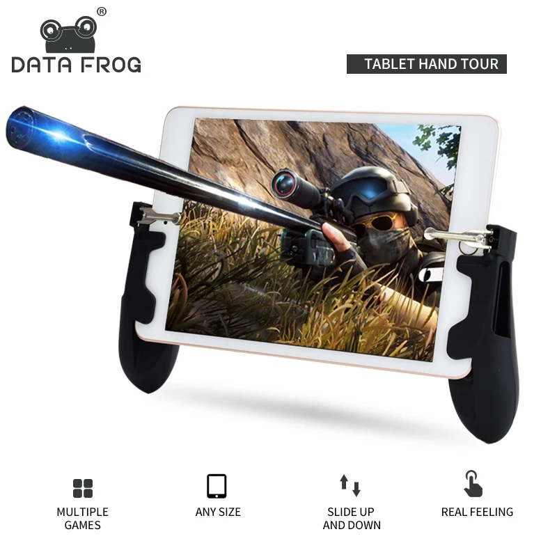 

Data Frog For Pubg Game Gamepad For Ipad Table Game Controller L1R1 Shooter Trigger Fire Button Joystick Universal Game Handle