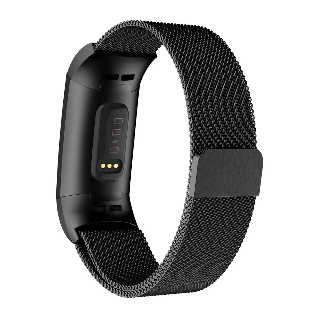 HIPERDEAL миланские часы из нержавеющей стали ремешок браслет+ пленка для Fitbit Charge 3 Высококачественные мягкие часы ремешок Aug15