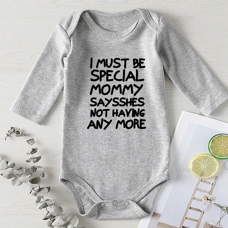Товары для новорожденных Одежда малышей Комбинезон с надписью Mommy Disfrases Para Bebes