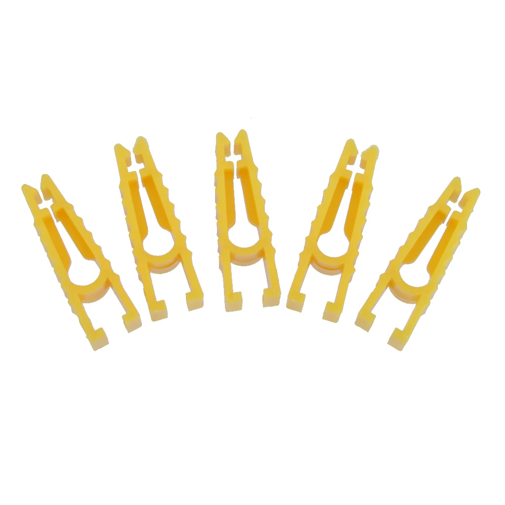 5 Packs Car Auto  Mini Fuse Puller Insertion Removal Tool - Yellow