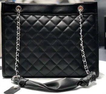 

New style handbags luxury high quality smooth soft leather famous designer silver chain ladies shoulder bag