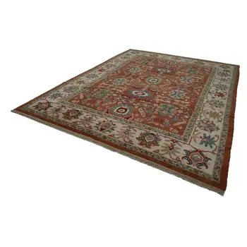

280x360 Cm Red Handmade Oushak Rug-9x12 Ft