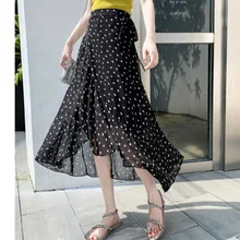 One-piece Skirt Female 2020 Summer New Lotus Leaf A-line High Waist Chiffon Lace-up Beach Sunscreen Skirt Jfmhrx Woman Skirts One-piece Skirt Female 2020 Summer New Lotus Leaf A-line High Waist Chiffon Lace-up Beach Sunscreen Skirt Jfmhrx Woman Skirts