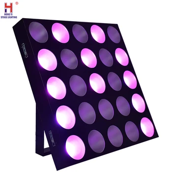 

Matrix 25x10w led lights DMX-512 control RGB 3in1 stage light background for Music evening Theater bar lighting