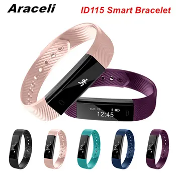 

ID115 Smart Wristbands Fitness Tracker SmartBracelet Pedometer Bluetooth Waterproof Sleep Monitor Watch ID115 Smart Bracelet