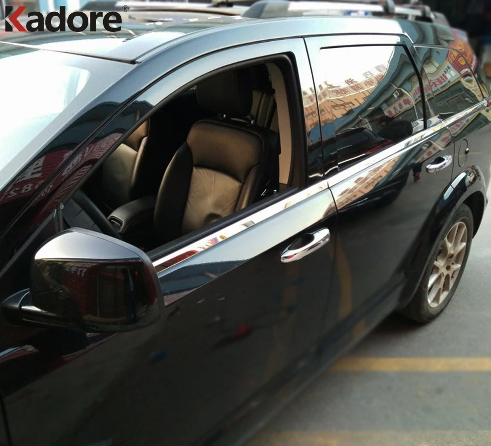 Для Dodge Journey 2009 2010 2011 2014 Нержавеющая сталь хромированная Автомобильная дверная