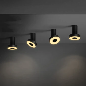 

Ceiling Lamp Bedroom Living Room Lighting Ceiling Lights Black/silver Interior Decoration Kitchen Fixtures LED Loft Iron Modern