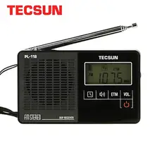 TECSUN PL-118 ультра-светильник мини-радио PLL DSP fm-диапазон радио Интернет портативный Am fm-радио FM: 76,0-108MH/87,0-108 MHz