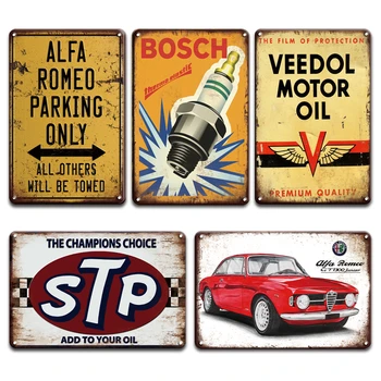 

INDIAN POWER-LUBE Motorcycles Metal Sign Vintage Garage Home Decor BP NGK Pin-up Girl Poster Tin Signs Metal Wall Art Stickers