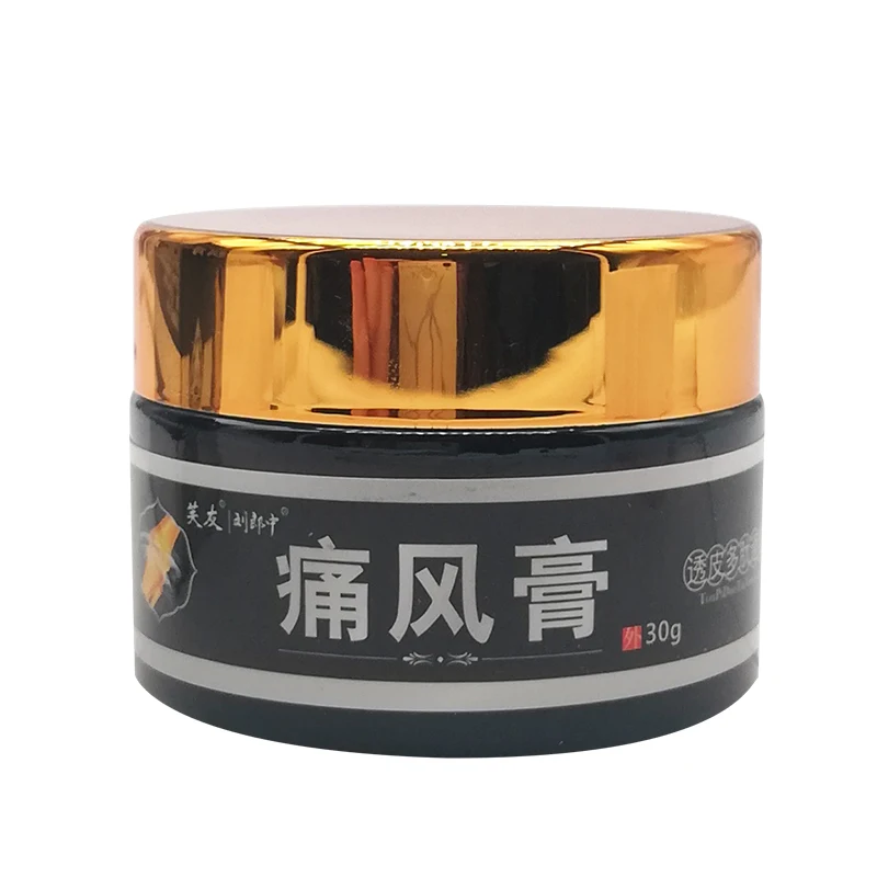 1pcs Chinese Herbal Medicine Gout Cream Treatment Gout Cause Neck Waist Shoulder Leg Joint Bone Pain Skin Antibacterial Ointment