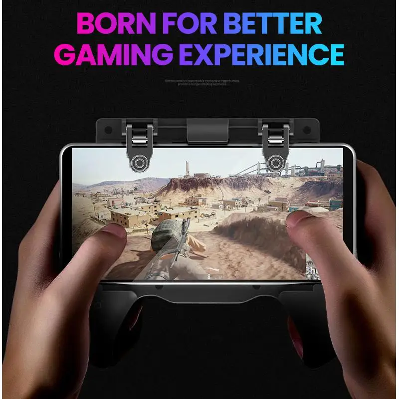  BEESCLOVER Switch for FPS PUBG Mobile Phone Game Controller L1RL Trigger Button Fire Key for iPhone
