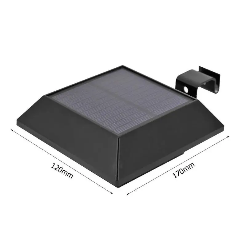 6LED Солнечный свет Водонепроницаемый Открытый датчик движения Сад Путь Настенный светильник