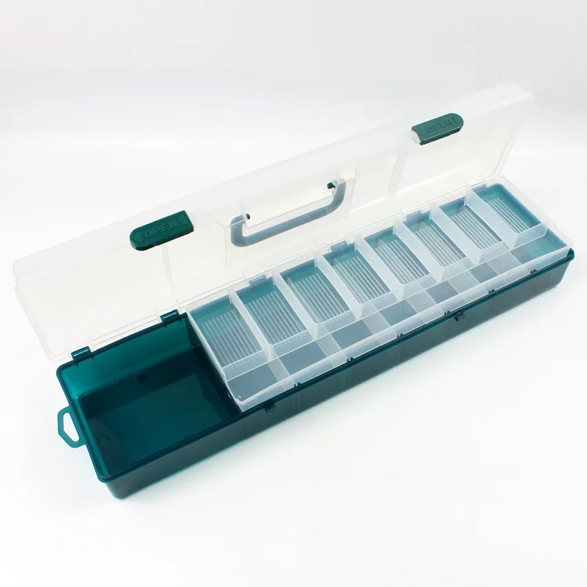 

Angling Fish Set Fishing Tackle Box Hand Fishing Rod Packaged Combination Plastic Box