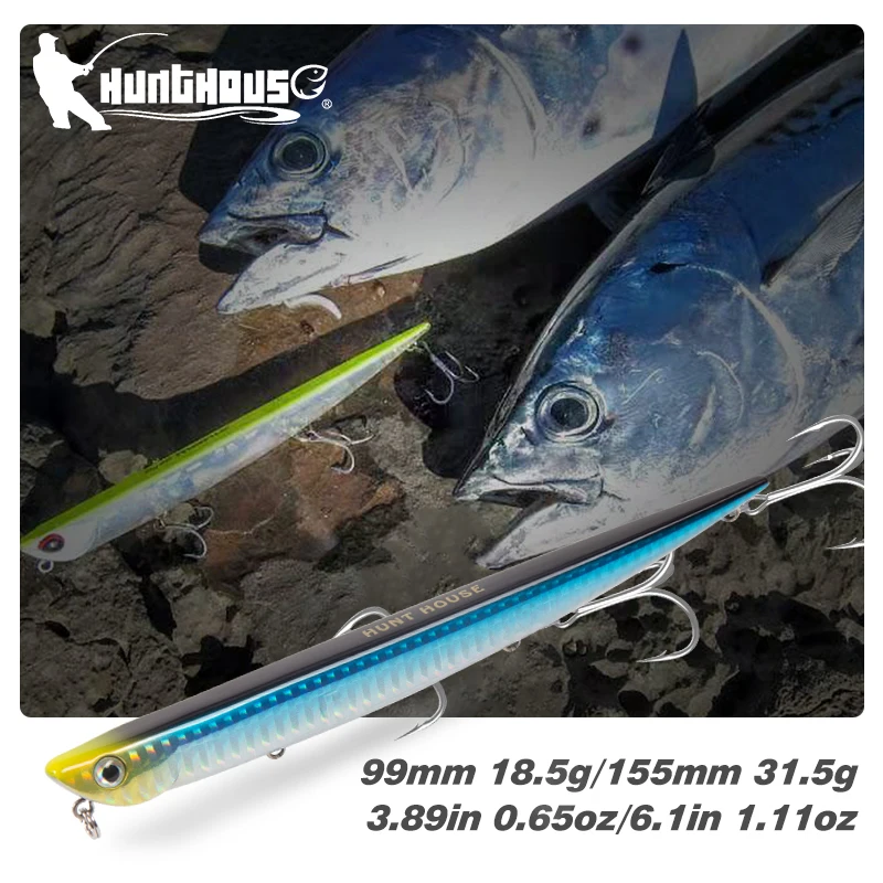 

Hunthouse japan wobber fishing pencil lure bay ruf manic fishing sinking lure freshwater wobblers pencil bait accessories gear