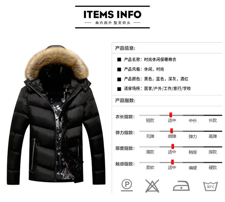 AliExpress, стиль, мужская хлопковая стеганая одежда с капюшоном, мужское хлопковое пальто большого размера в европейском и американском стиле